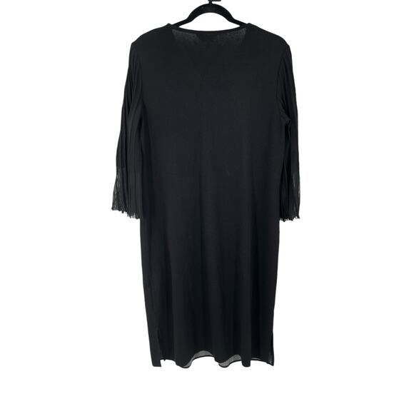 Ming Wang Dress dress Knit Three quarter sleeve black size Medium M - Picture 5 of 9